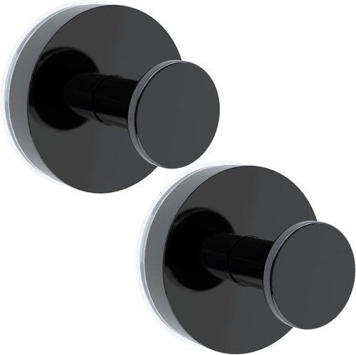 Black Wreath Hanger by [Brand Name] - 22LB Strong Suction Cup Hook for Indoor/Outdoor Decor