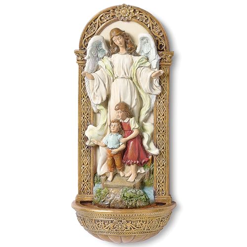 Guardian Angel Holy Water Font Wall Decor Catholic Renaissance Collection