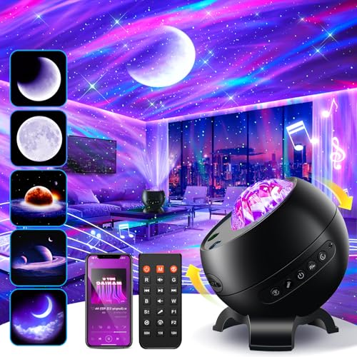 Galaxy Light Projector with Bluetooth Speaker & 15 Soothing Sleep Sounds