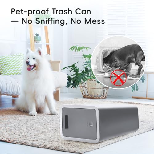 4 Gallon Trash Can 3-Pack with Lid and Bags, Small Garbage Can