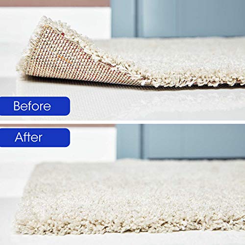 16 Pcs Non-Slip Rug Tape, Washable Dual-Sided Carpet Anchors for Hard Floors