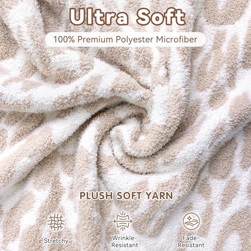 Wearable Blanket Poncho with Pockets, Ultra Soft Plush Reversible Wrap