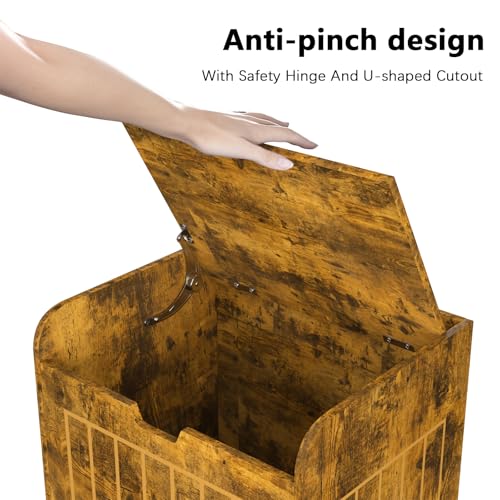 Small Wooden Cube Storage Organizer Box for Entryway and Home