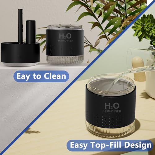 Small Plant Humidifier 500ml Indoor with Colorful Lights