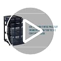 4-Tier Storage Drawer Tower Cart with Removable Wheels and Clear Bins