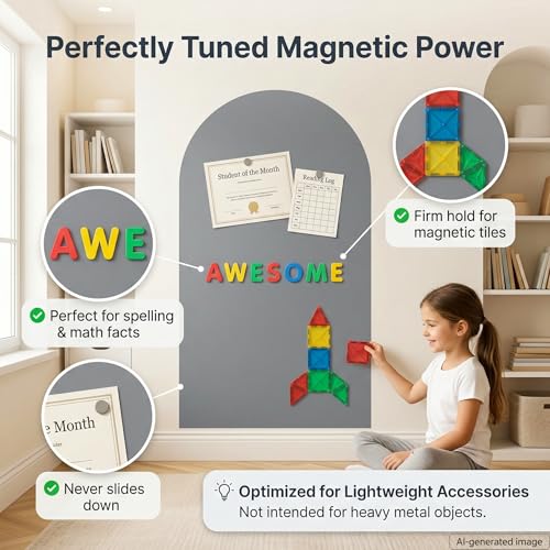 Magnetic Arch Wall Decal Large Peel-and-Stick Chalkboard for Kids