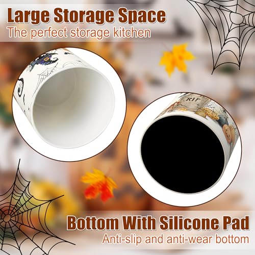 Halloween Ceramic Cat Utensil Holder - Piñata Kitchen Decor