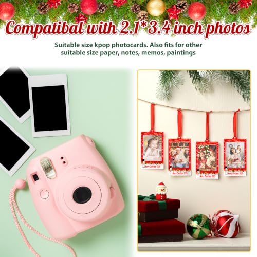 Vercraft 48 Pcs Christmas Photo Frame Ornaments Style 3 - Holiday Tree Decorations