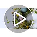 Artificial Christmas Wreath 20 Inch Red Berry Front Door Holiday Decor - Easter Egg Variant