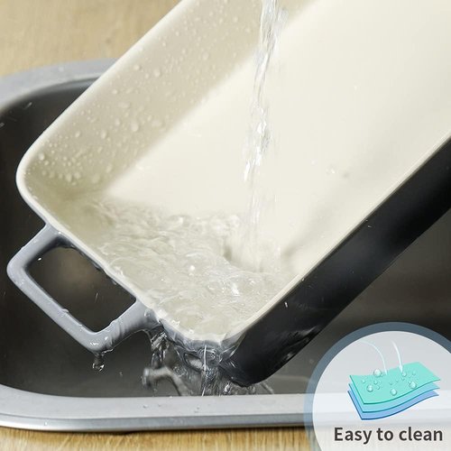 KOOV Bakeware Set - Ceramic Baking Dish Set with Rectangular Pans for Daily Use | 3-Piece, 12 x 8.5 Inches, Gradient Gray