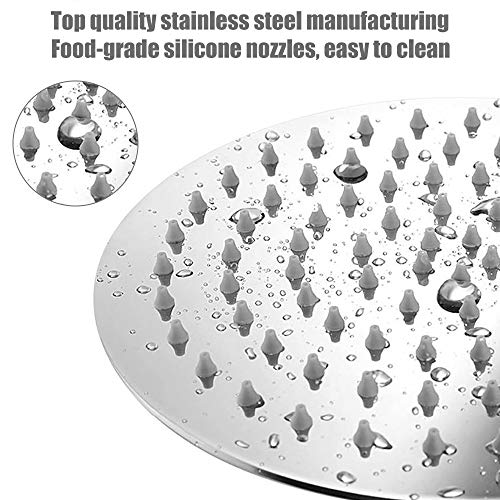 8-Inch Stainless Steel Rain Shower Head - High Pressure Rainfall Shower