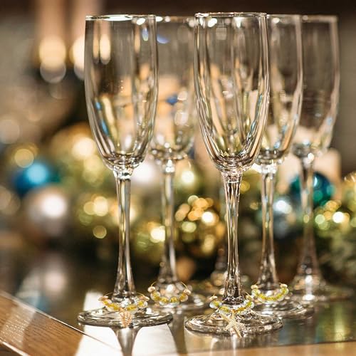 Ocean Theme Wine Glass Charms 50 Sets DIY Reusable Drink Markers for Weddings & Bachelorette