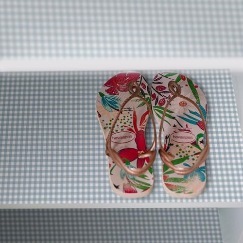 Fresh Linen Scented Drawer Liners - Duck Egg Blue Gingham, 5 Large Sheets