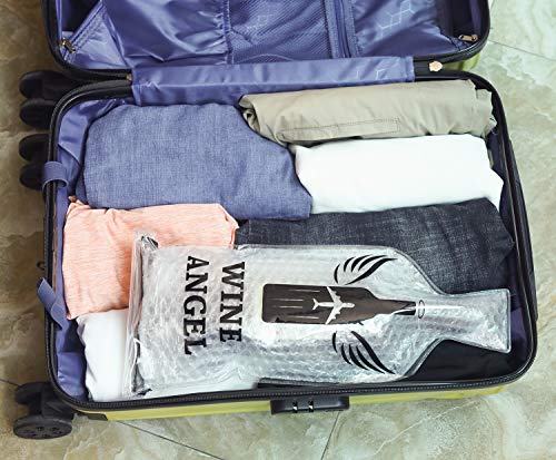 Reusable Wine Travel Protector Bags (8 Pack) - Leak-Proof Bottle Sleeves