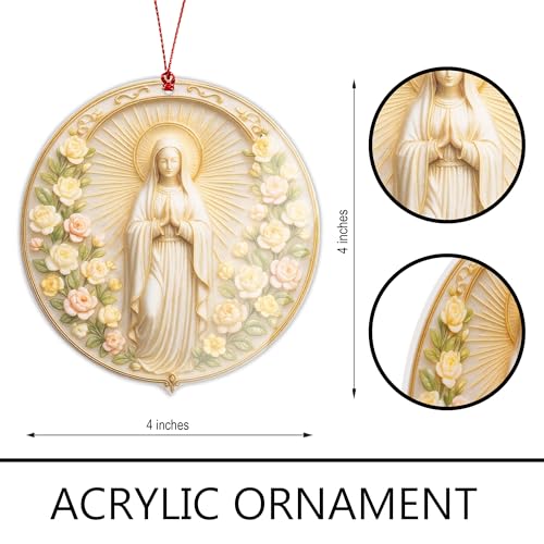 Nativity Ornament Gift for Women & Men | KingDuhu Christmas Keepsake with Card