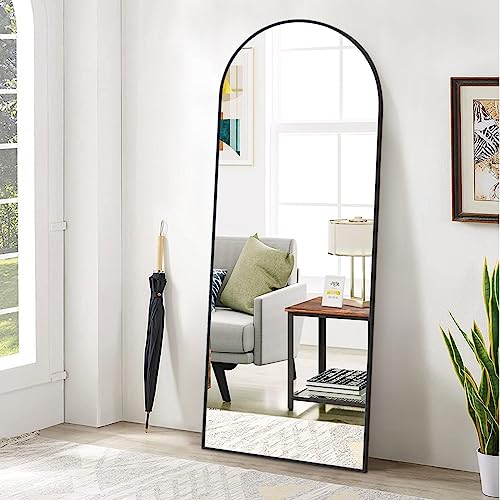 65" x 24" Arched Full Length Floor Mirror - Lean, Wall or Standing Mirror