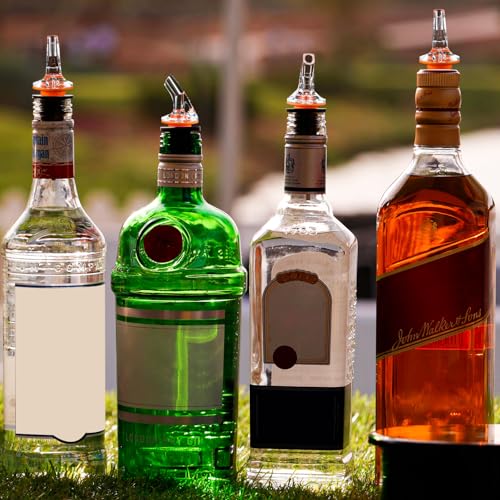 Orange Dozen Pour Spout Bottle Speed Pourers for 750ml-1.75L Liquor Bottles - Quzzil