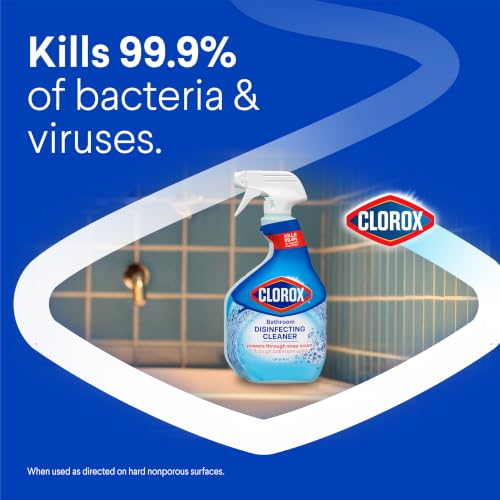 Bleach-Free Disinfecting All-Purpose & Bathroom Cleaner Spray Set, 32 oz