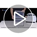 Kuject X-Large Clear Stackable Shoe Storage Boxes 12 Pack, Black Drop-Front Organizer