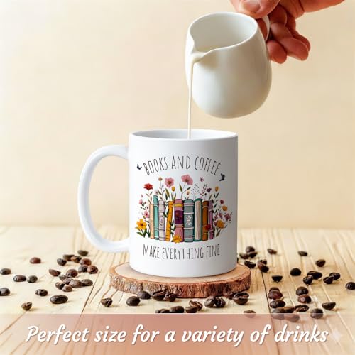 Silkwishes Book Coffee Mug for Book Lovers - Bookworm Gift, 11oz - Book Club & Reading Gifts - Variation 3