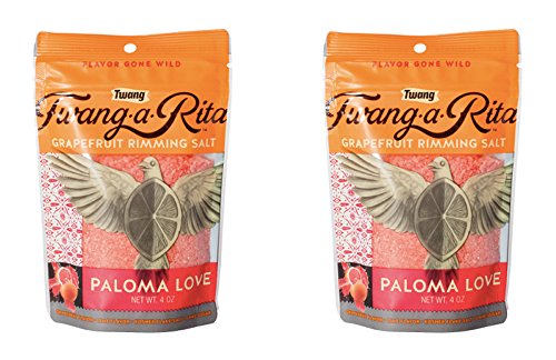 Twang-A-Rita Cocktail Rimmer Salts Variety Pack - 4oz Pouches (2 Pack) - Natural Flavors for Margaritas & Cocktails
