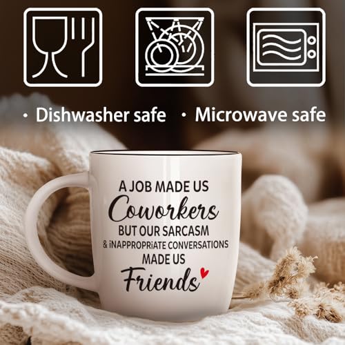 Funny Coworker Leaving Mug Gift 13oz – Sarcastic Office Farewell, White Elephant Gift
