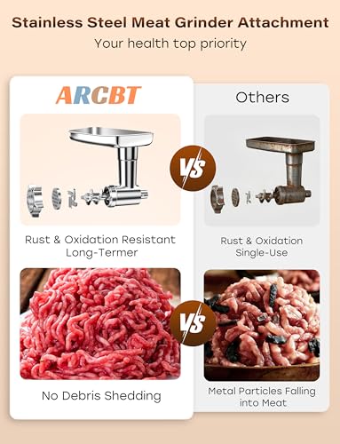 18-Piece Stainless Steel Meat Grinder Attachment for Stand Mixers