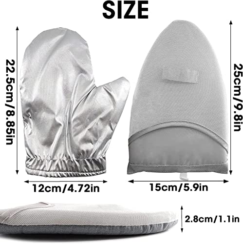 2 PCS Garment Steamer Ironing Gloves - Heat Resistant & Waterproof Mitts