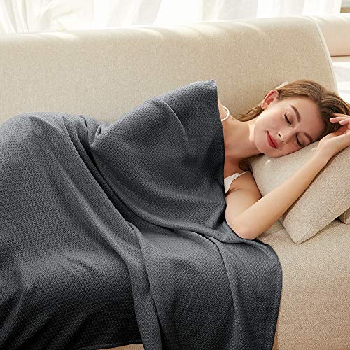 Cooling Blanket 79"x91" - 100% Rayon from Bamboo, Soft & Breathable