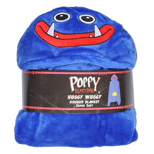 Character Hooded Blanket, Soft Plush Throw 50" x 60"
