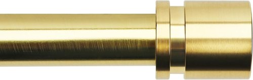 Byondeth Adjustable Curtain Rods - 16 to 60 Inches, 1 Inch Diameter, Elegant Gold Finish with Aluminium Finials