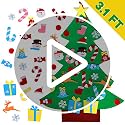 3ft DIY Felt Christmas Tree Set for Kids with 26 Detachable Ornaments