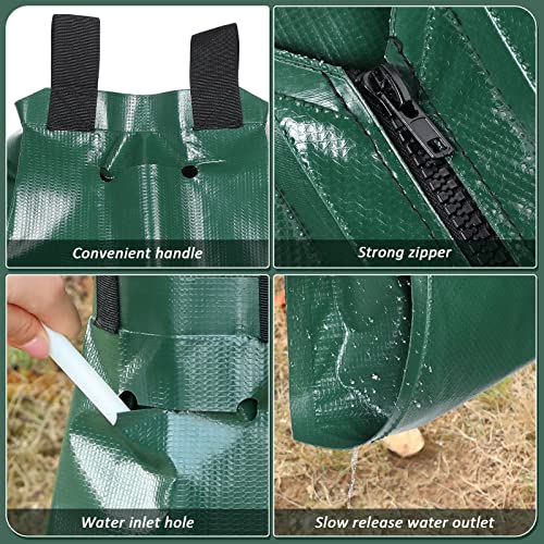 20 Gallon Slow Release Tree Watering Bags (20 Pack) - Reusable PVC Drip System