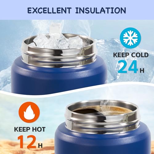 12oz Kids Stainless Steel Insulated Water Bottle with Straw, Leakproof