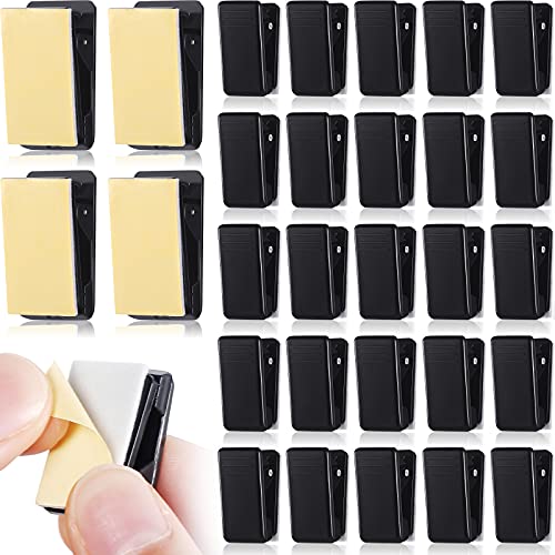 30 Pcs Self-Adhesive Wall Clips for Hanging Photos, Posters & Tapestries