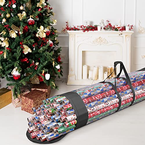 Clear Wrapping Paper Storage Bag for 40-Inch Rolls and Ribbons