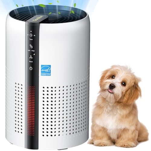 Cat Litter Deodorizer,Odor Eliminator for Pet Strong Odors 99% Activated Carbon Adsorption Plug in Air fresheners for home,Litter Box,Kitchen, Bathroom, Ion Air Purifier Quiet Portable