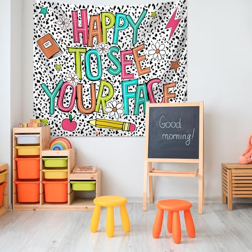 Welcome Boho Classroom Wall Tapestry - 50x60 Back to School Decor