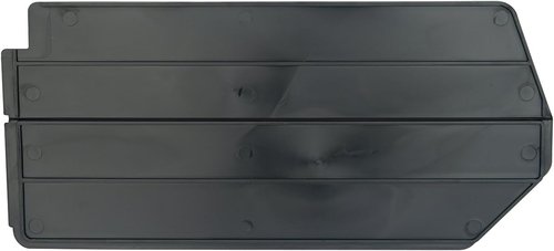 Akro-Mils Plastic Length Dividers - Custom Storage Inserts for Bins | 6-Pack, Black