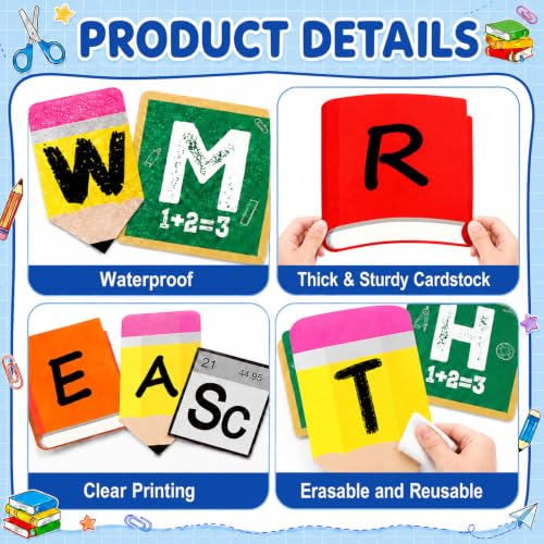 23-Piece Core Subjects Classroom Bulletin Board Set for Elementary Teachers