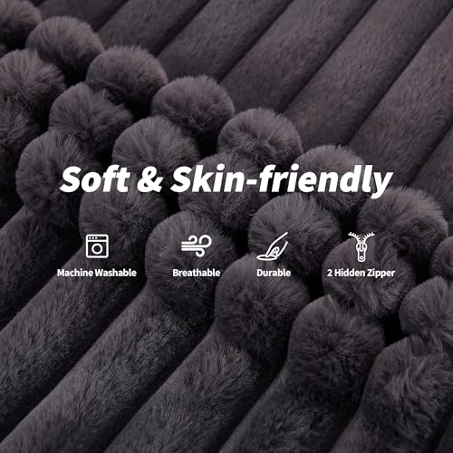 3-in-1 Convertible Bean Bag Chair & Floor Sofa Bed with Washable Cover