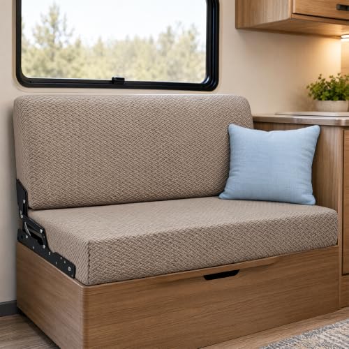 Waterproof RV Jackknife Sofa Cover Set - 2-Piece Slipcover