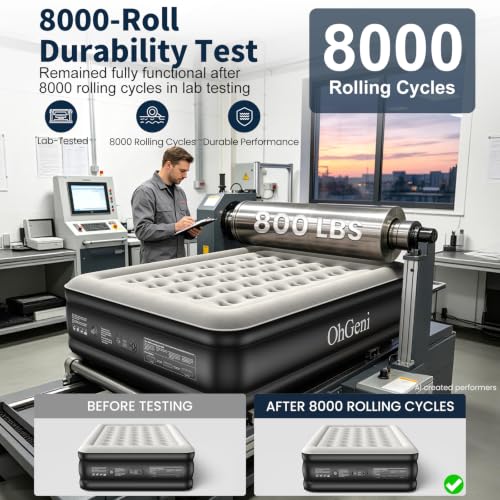 Queen Air Mattress with Built-In Pump - 18" Raised Inflatable Bed