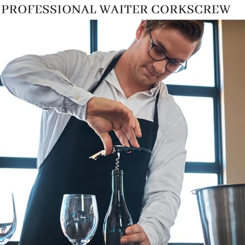 HYZ 20-Pack Black Waiter's Corkscrew Wine Openers - Professional Bar Tool