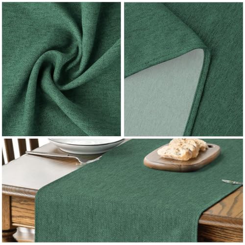 Artoid Mode Forest Green Table Runner 13 x 120 Inch - Seasonal Holiday Kitchen & Dining Decor