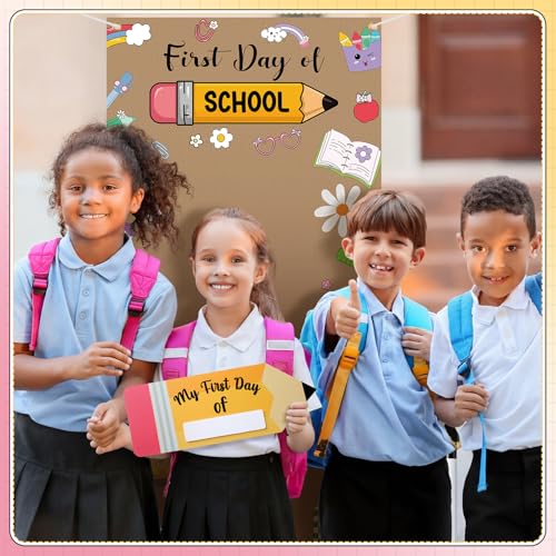 5 Pcs First and Last Day of School Photo Booth Props Set