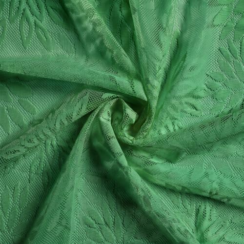 Horaldaily Christmas Green Lace Dahlia Tablecloth 60x60 Round - 60" Round, Dark Green