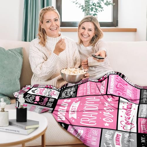 Grandma Gifts 60x80 Fleece Blanket - Best Grandma Ever Cozy Throw (Variation: Grandma Gifts / 60x80) PVDSAVE