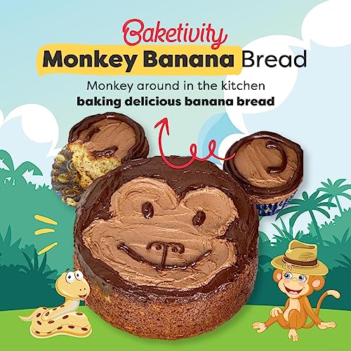 Kids Baking Kit Bundle with Banana Bread and Soft Pretzel Mixes