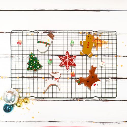 Fostudork 6PCS Christmas Cookie Cutters Set - Holiday Shapes for Baking & Crafts